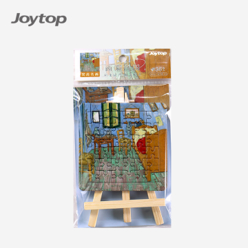 Groothandel 4x4 van Gogh Oil Print Puzzles met houten plank - Joytop 1209