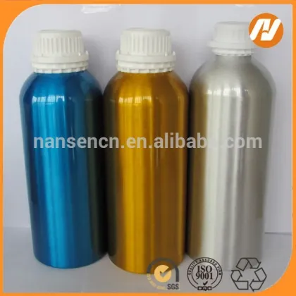Aluminum bottle for medicine drugs pharmaceutical