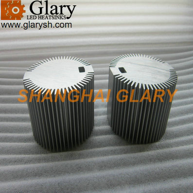 101mm High Power LED Light AL6063 Round Extrusion Profile Heatsinks,Radiator,Cooling