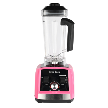 Jewin 2L Silver Crest Double Cup Commercial Grade Electric Blender - 2000W Power With Push Button Control för hushålls- och hotellapplikationer