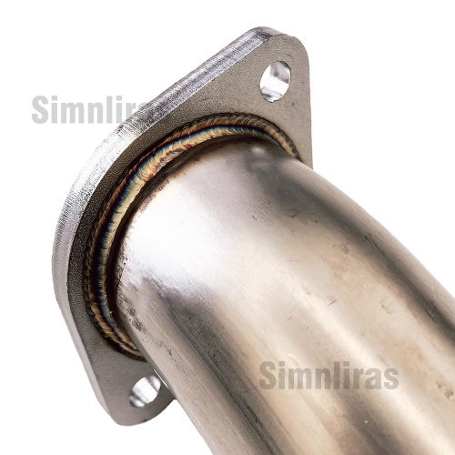 Edelstahl 3 -Zoll -Auspuffkatze zurück für 2019–2025 Mazda 3 2,0 l 2,5 l 2,5T Mid Pipe 4WD