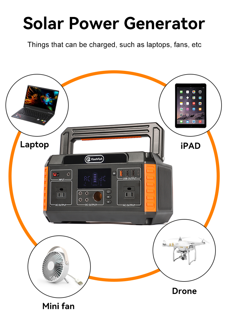 220v 500w Portable Power Station Generator All In One Solar System Energy Products Solar Battery Charger4
