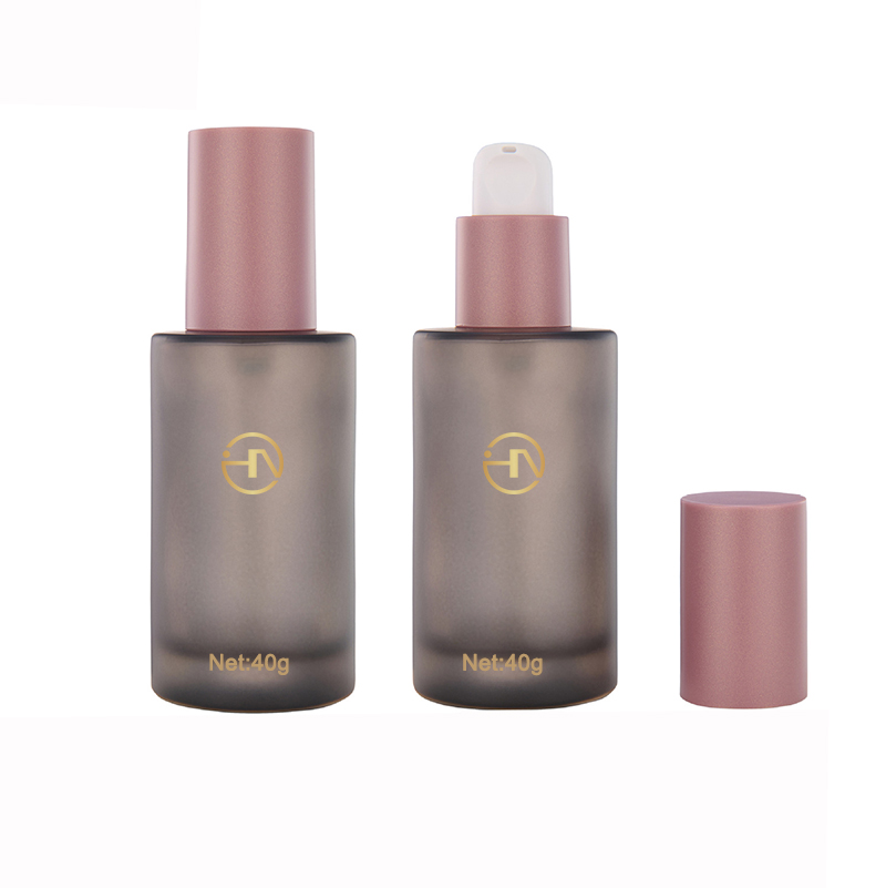 glass lotion pump bottle