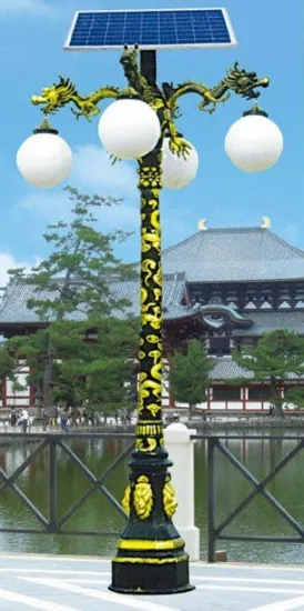 Solar Powered Yard, Airport, Park Lamp Lights Suitable Power Led / Lvd 15w 12v