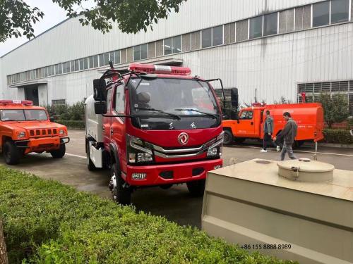 5000 litros mini camión de tanque de bomberos de agua