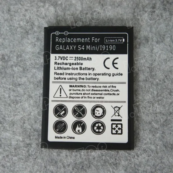 3.7V 2500mAh i9190 Battery For Samsung Galaxy S4 Mini Battery Pack