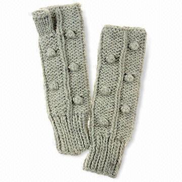 Knitted Scarves, Measures 9 x 30cm, Made of 10% Wool