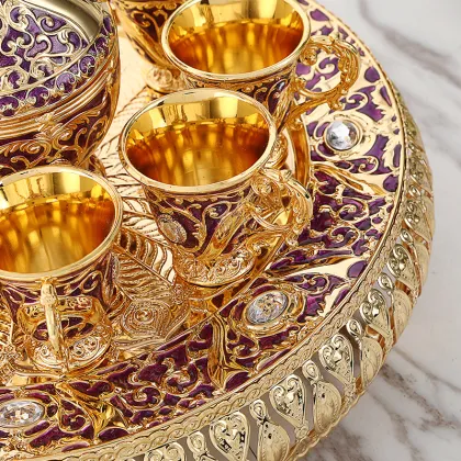 Eco-Friendly Metal Wine Pot Set - Wholesale Wine Divider Cup Set for Home Use