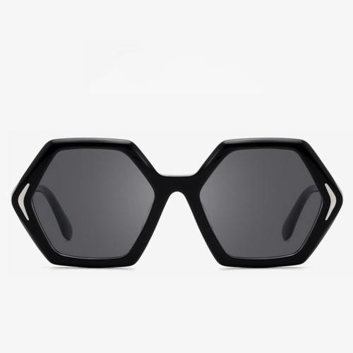 Hexagon Acetate Sun Glasses