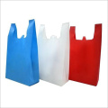 Recycled PE Gusseted Wicket Fashion Packaging Gift Grocery T Shirt Tote Reusable Shopping Colored Plastic Bag
