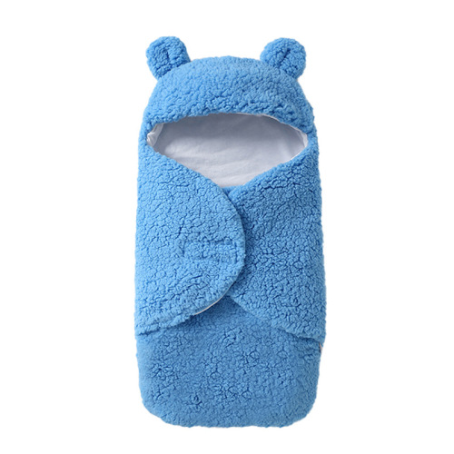 Baby Sleeping Bag Winter Cotton Kids Sleepsack Footmuff for Stroller Knitted Sleep Sack Newborn Swaddle