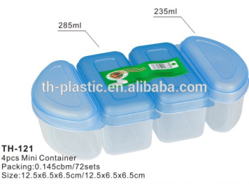 4pcs Min Storage Container TH-121