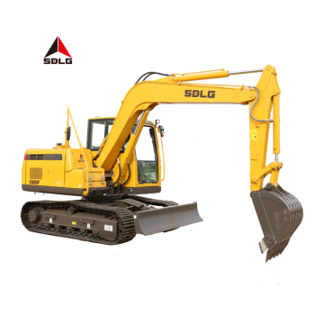SDLG E680F 8 Ton Mini Excavator with Hydraulic Hammer for Sale in China