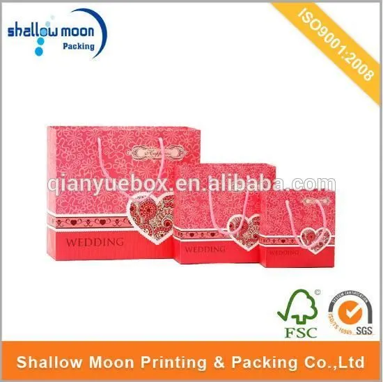 2016 Customized cheap folded recycle shopping paper bag