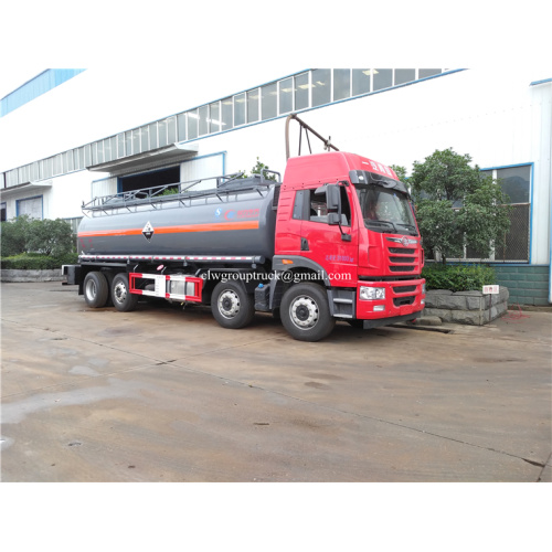 FAW 8x4 oil storage transportation fuel tank truck