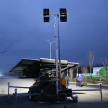 Torre de luz solar para deserto e minha