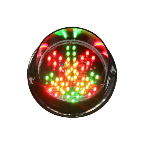 125mm red cross green arrow traffic light module