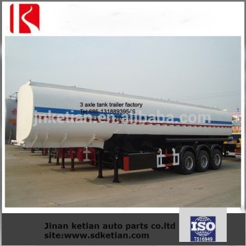 3 axle oil tank semi trailer