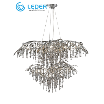 Éclairage de lustre unique en perles LEDER