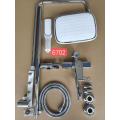 Economic Classic Chromed bathroom single lever bath rain shower faucet set with handheld shower