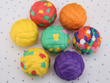 OEM wholesale factory direct sell environmental qualities of a professional volleyball 63mm EVA toy ball