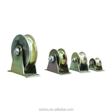 U-Shaped Groove Casters for Door Transportation: Sizes 80mm and 100mm
