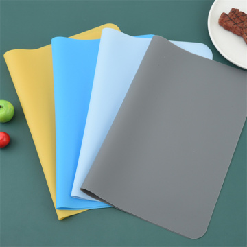 Customized Logo Printing Flexible Silicone Children's Dining Placemat
