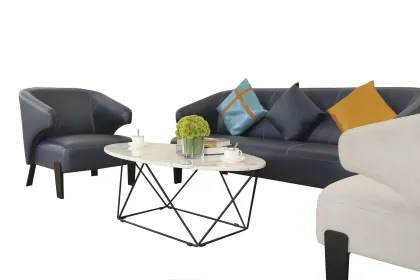 Dious Modern office sofa with stainless legs,leisure sofa,executive office sofa