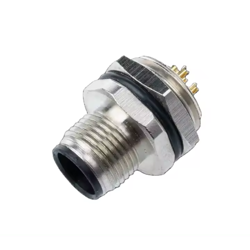 5-Pins M12 Panel Mount Aviation Plug Connector