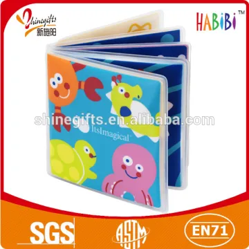colorized water bath book for infant