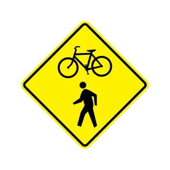 Aluminum Square Reflective Traffic Sign