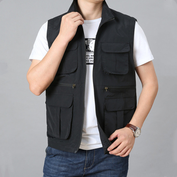 OEM Custom Sleeves Vest Jacket บุรุษขายส่ง