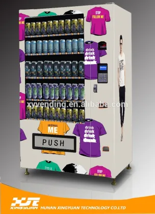 T-shirt/sock Vending Machines with Own Brand