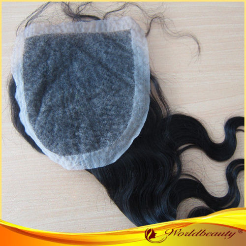 1b# Body Wave Human Hair Top Closure With 100% Original Hair