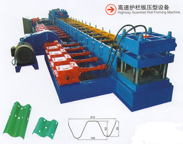 Zhontuo Highway guardrail cold roll forming machine
