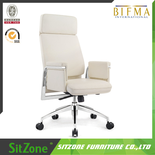 Luxury High Back Genuine Leather Office Chair Ch141a, High Quality Luxury High Back Genuine