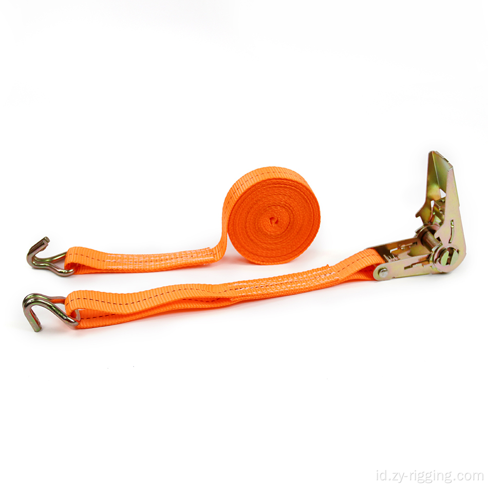 Oranye 1,2 meter ratchet tie down strap set