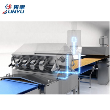 Dish Type Oil Sprayer for Biscuit Production Line: Potato Biscuit Manufacturing Machine