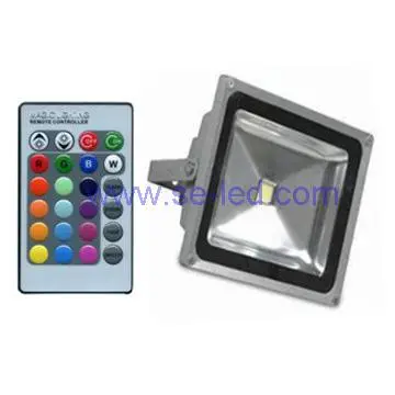 Waterproof COB 20watt led rgb floodlight