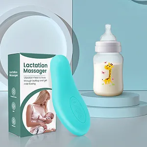Red Blue Light Lactation Breast Massager