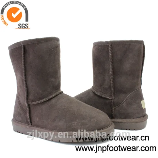 Classic short winter Australia merino sheepskin boots 8 inches half boots
