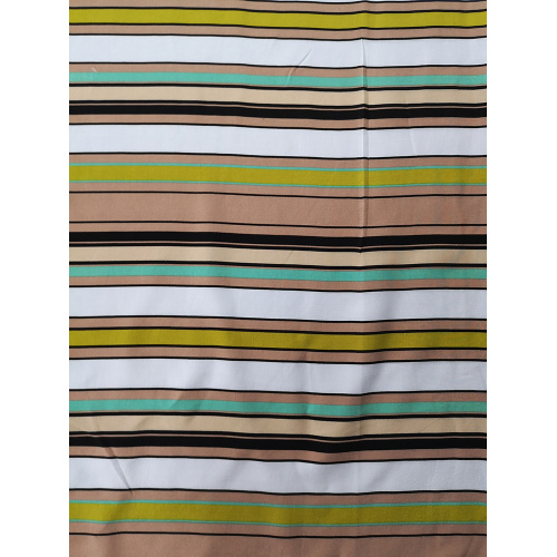 Tissu d&#39;impression rayé Popeline Air-jet 45s