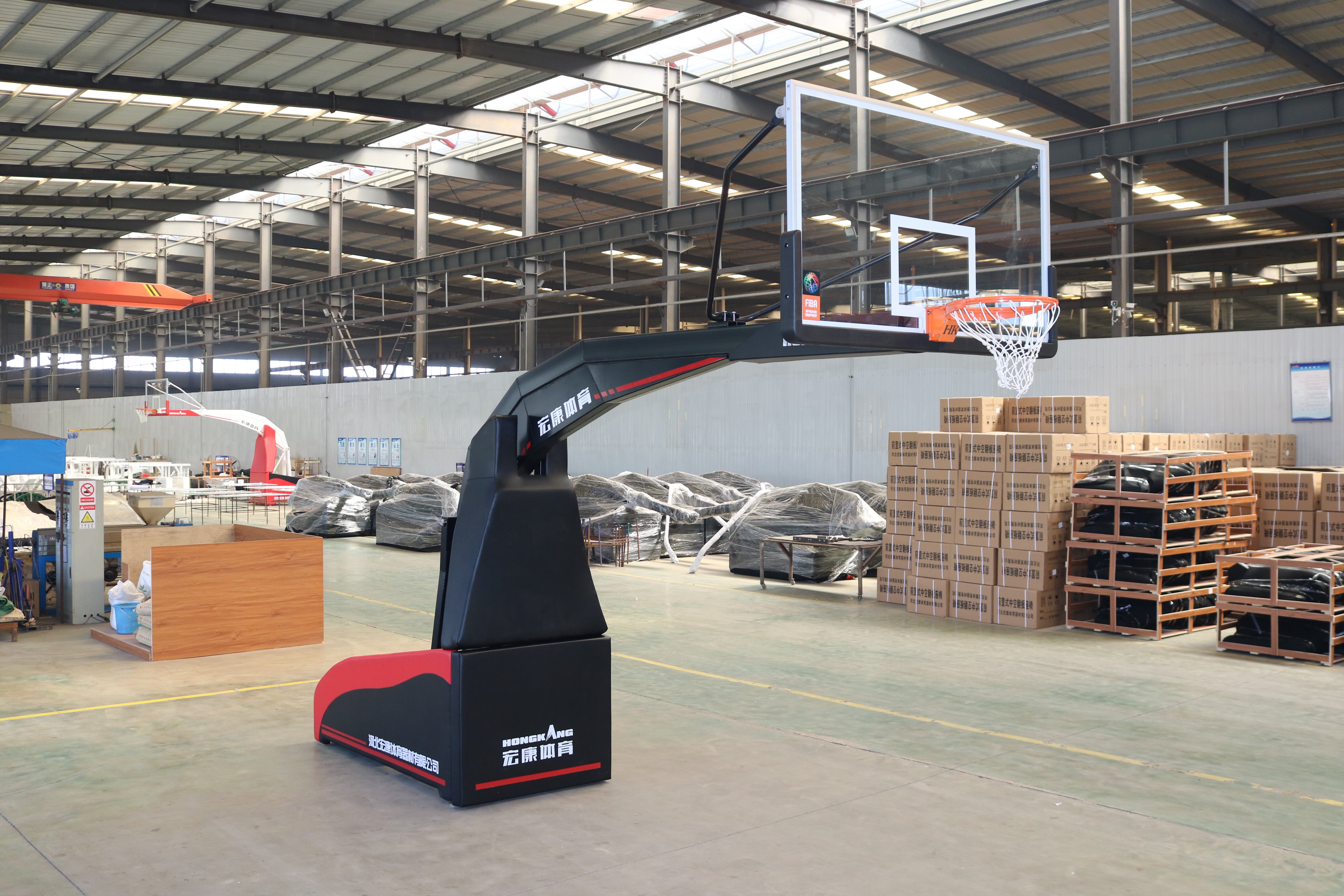 Premium Electric Basketball Hoop Stand