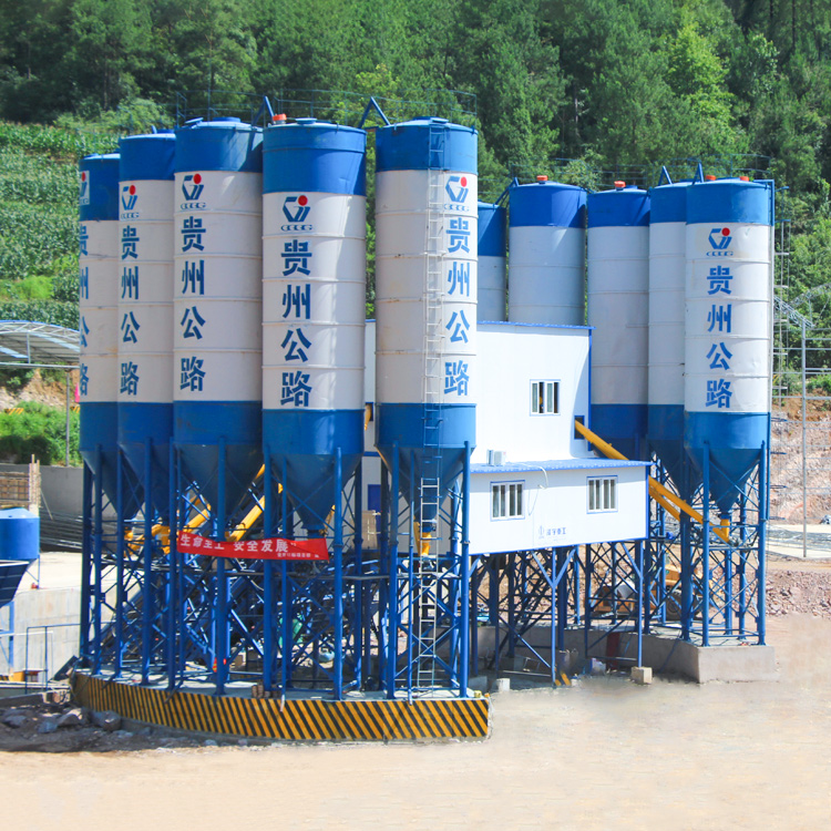 High performance 90m3/h concrete batching plant