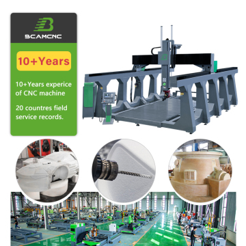 5 Axis CNC Router with 5HP Servo Driver and Japan Servo Motor