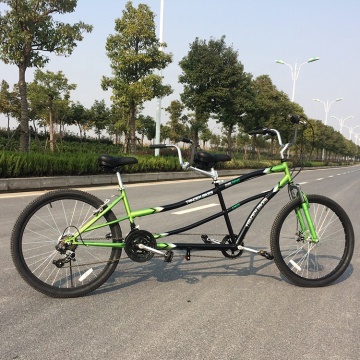 Cheaper 26\" Steel Frame 21-Speed Tandem Mountain Bike