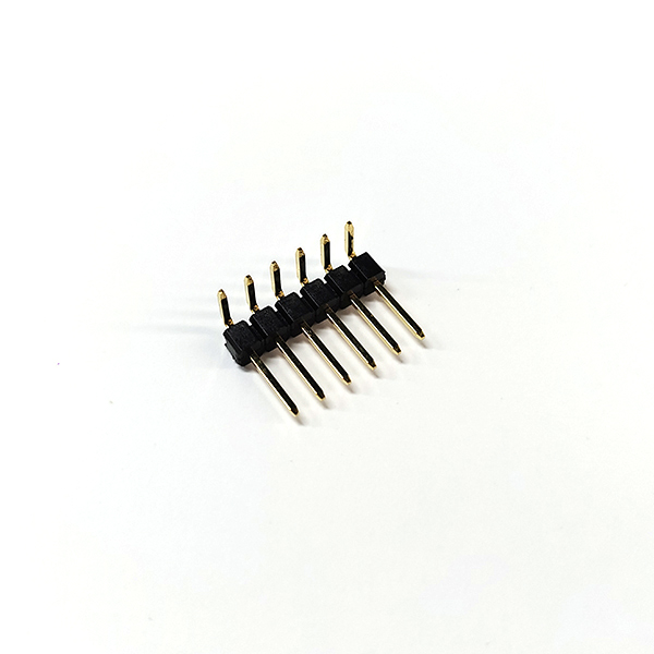 90 degree single row pin connector