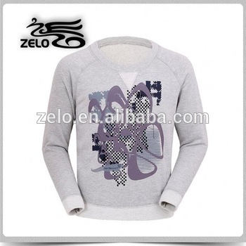 2015 new design mens non hooded sweatshirts