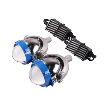 Universal Car Accessories Bi LED Fog Lamp Projector Lens - Waterproof IP68