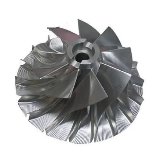 TS16949 standard high performance 5 axis cnc machined aluminum gas turbine impeller